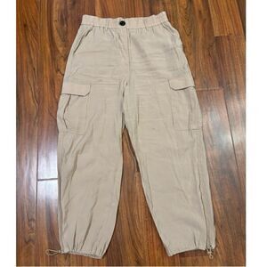 Joie lightweight tan/cream joggers